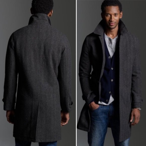j crew mens top coat